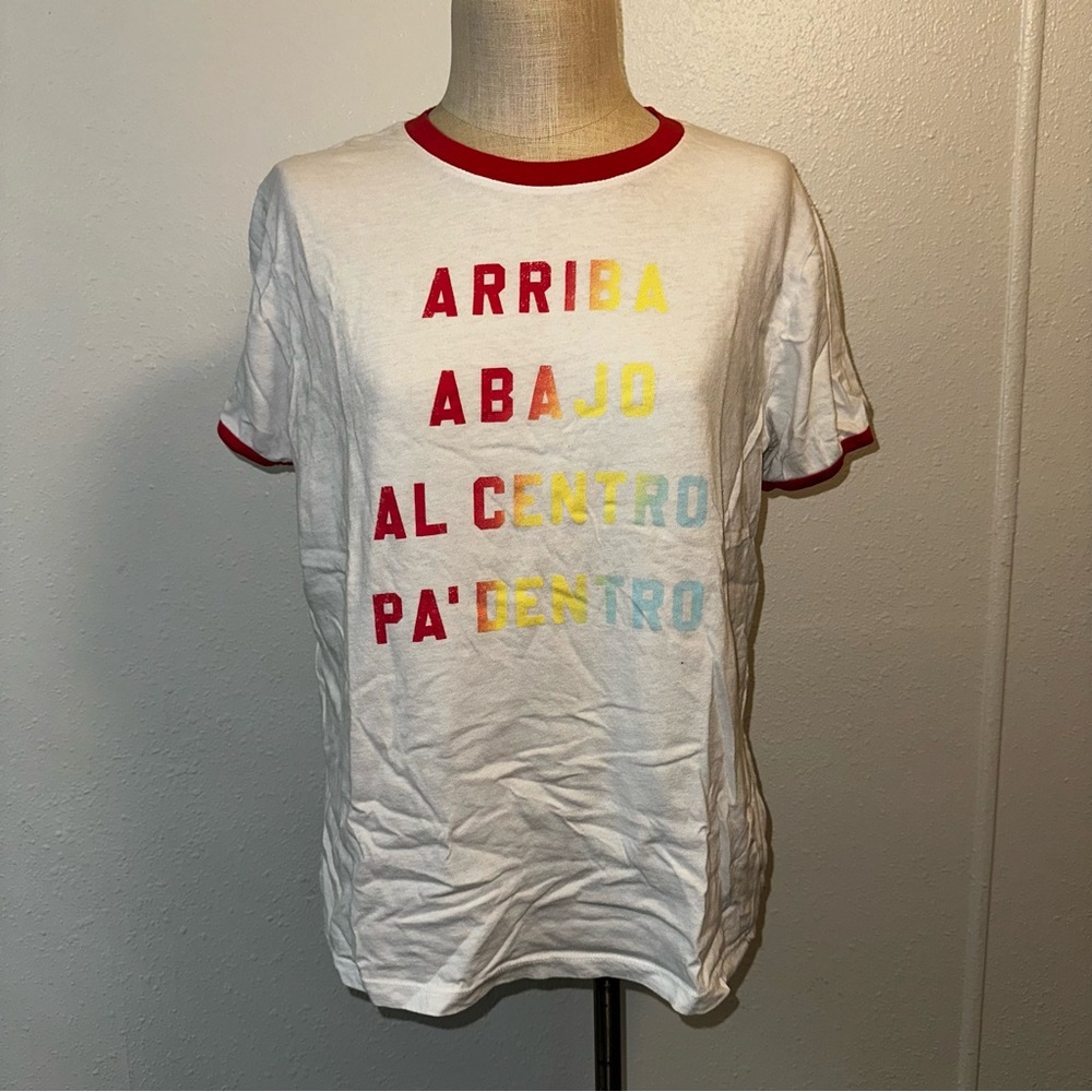 Arriba Abajo White T-Shirt